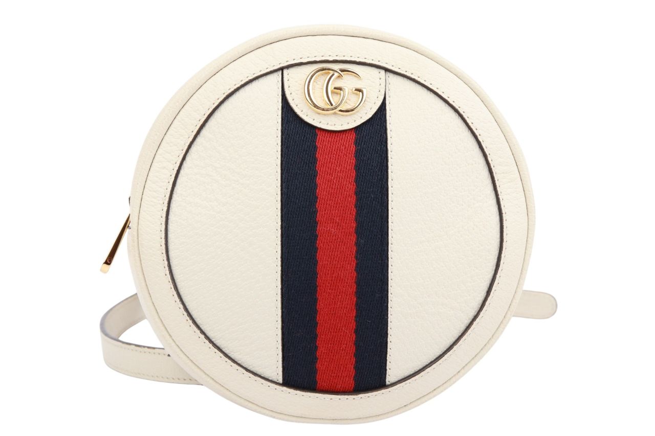 Gucci Ophidia Round Bag Mini Creme
