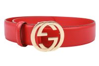 Gucci Gürtel GG Schnalle Rot Gr. 70 Gucci Gürtel GG Schnalle Rot Gr. 70