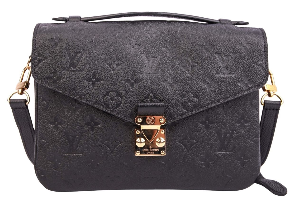Louis Vuitton Pochette Métis Monogram Empreinte Schwarz