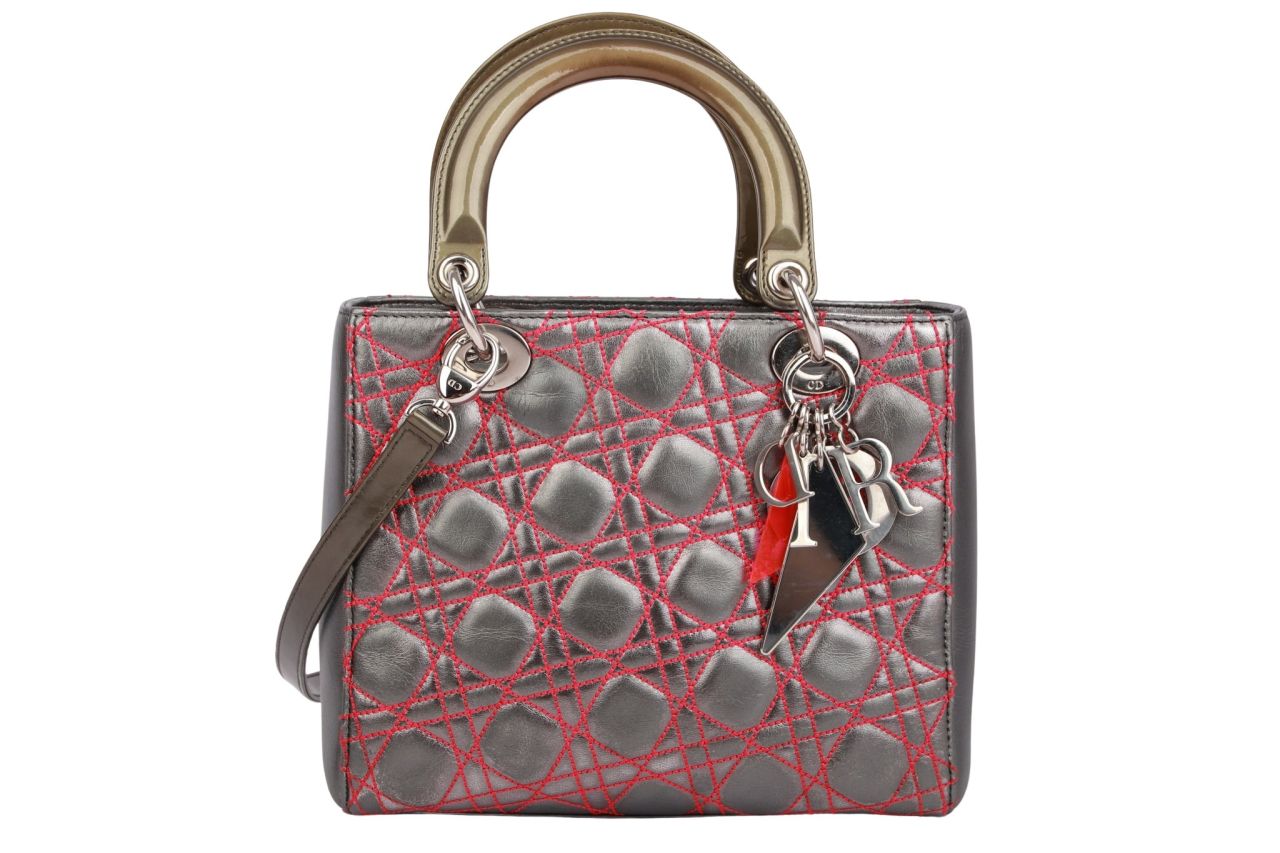 Dior Lady Dior Medium Anselm Reyle Metallic
