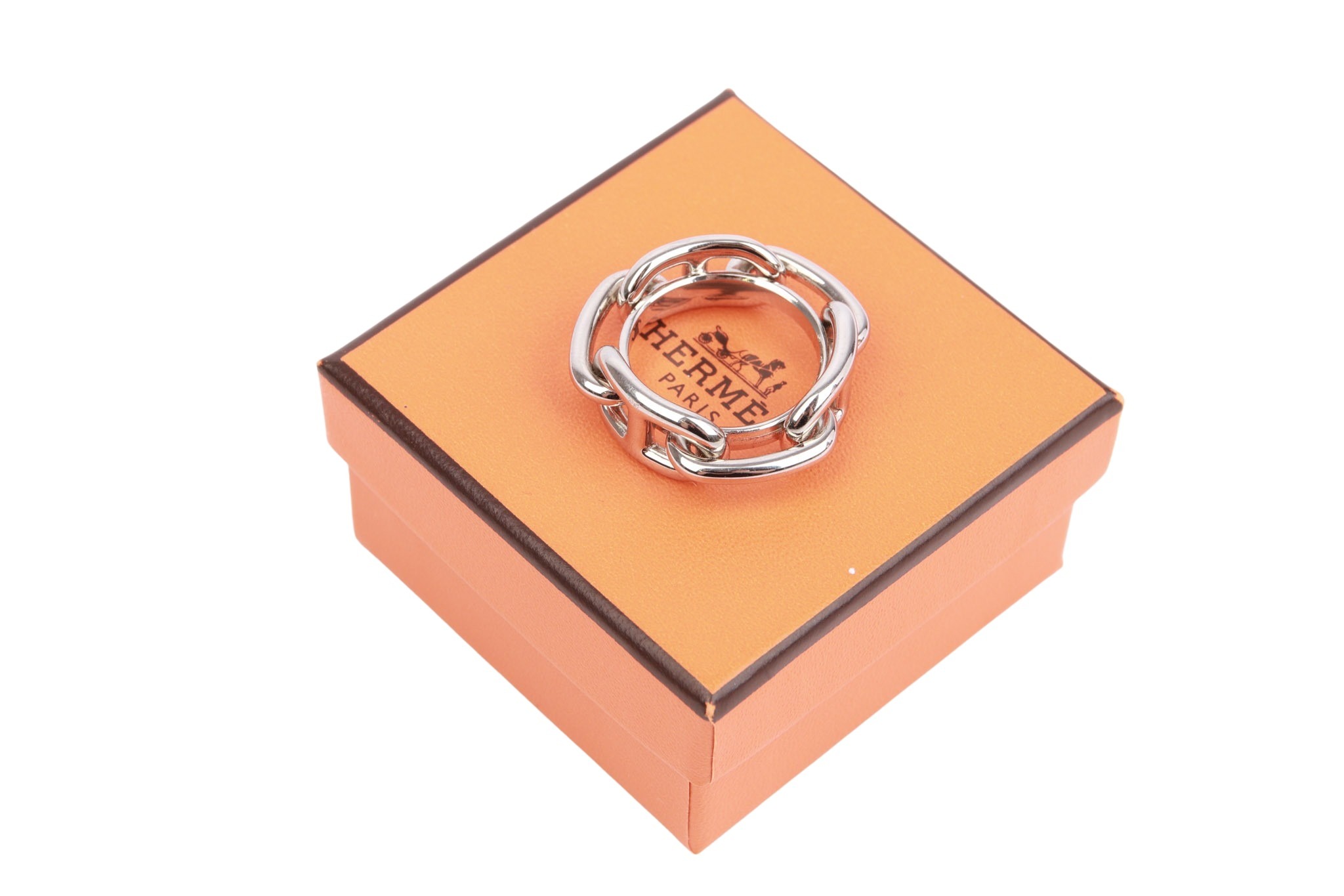 Hermès Tuchring Regaté Silber