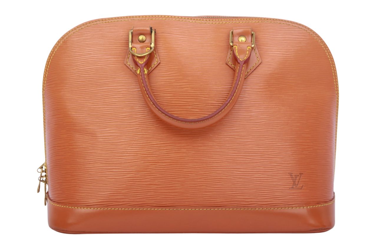 Louis Vuitton Alma Epi Leder Cognac