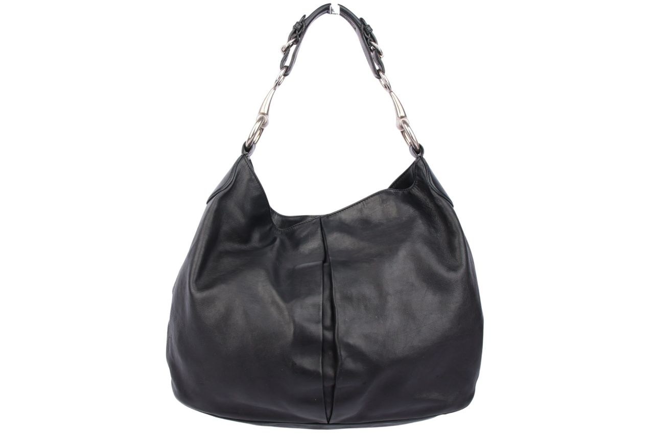 Gucci Hobo Horsebit Bag Schwarz