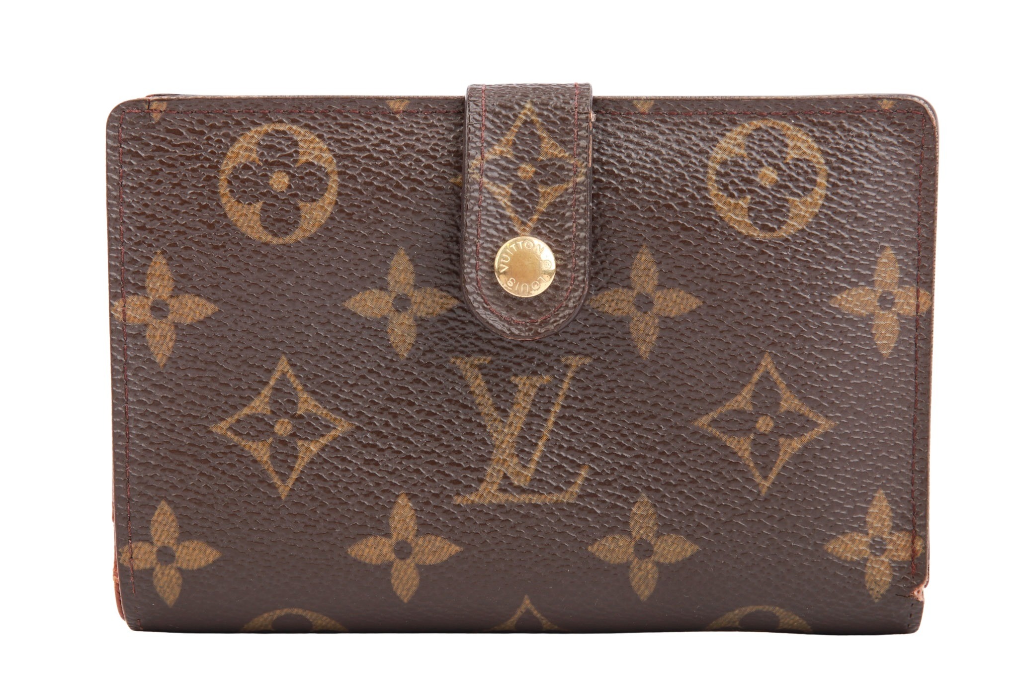 Louis Vuitton French Kisslock Portemonnaie Monogram Canvas