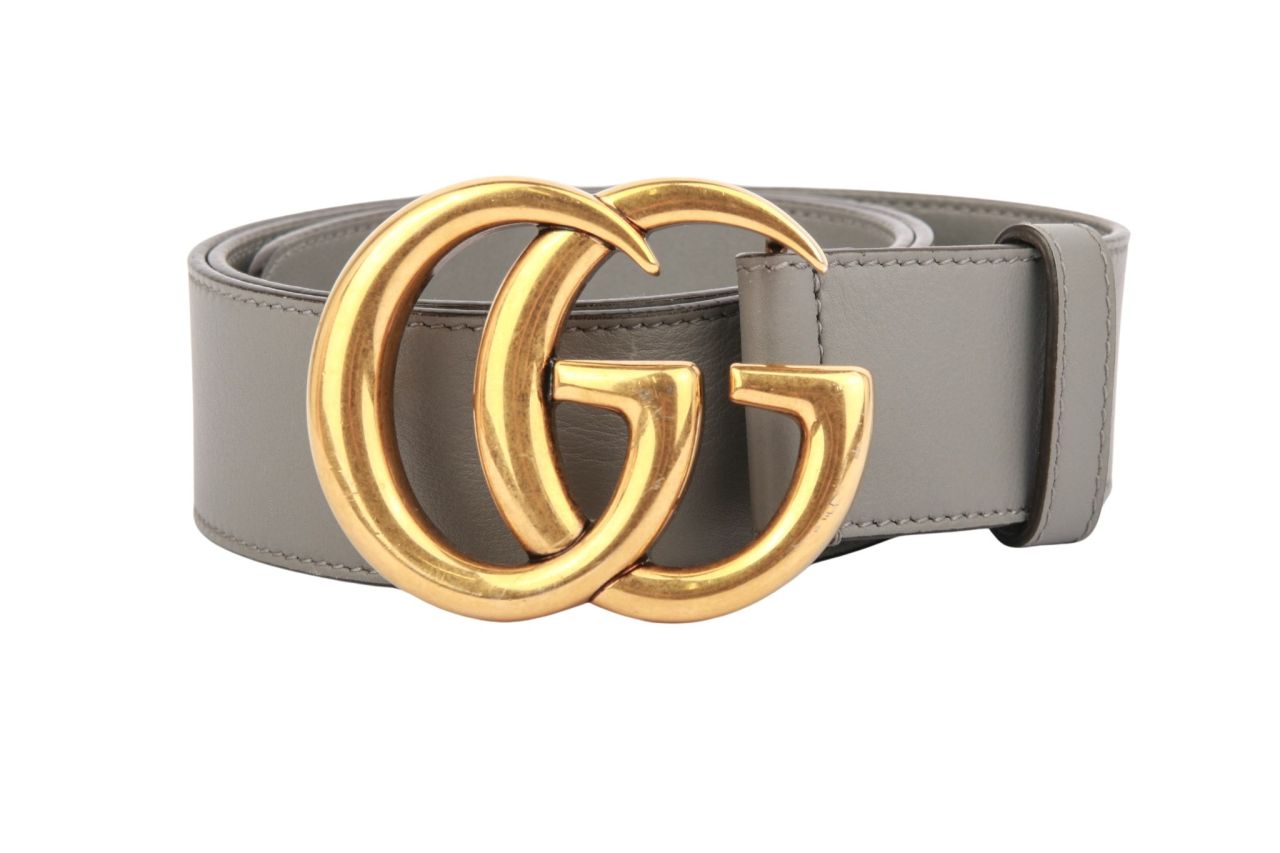 Gucci Marmont GG Gürtel Breit Grau Gr. 80