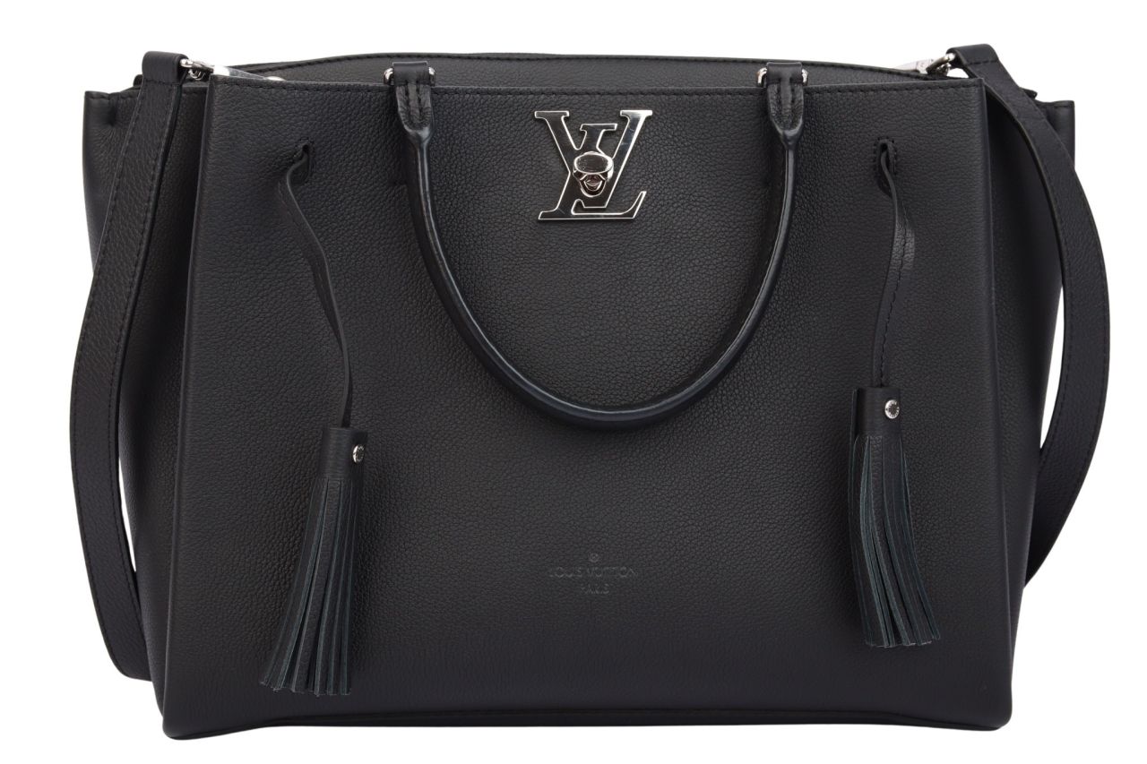Louis Vuitton Lockme Day Bag Leder Schwarz