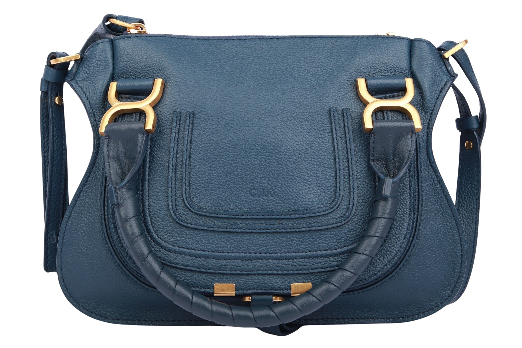 Chloé Marcie Medium Leder Blau