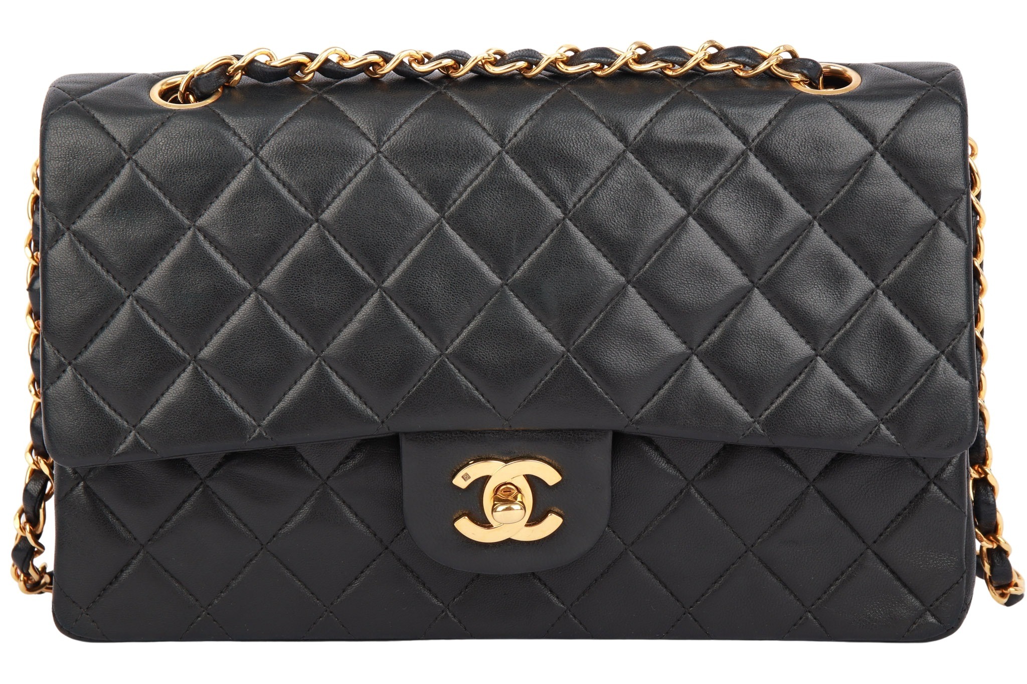 Chanel Timeless Classic Double Flap Medium Schwarz