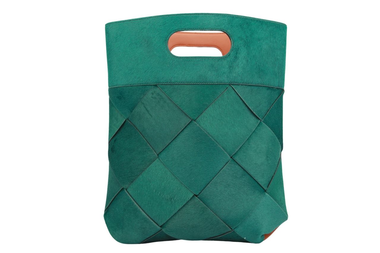 Bottega Veneta Maxi Slip Tote Intrecciato Grün