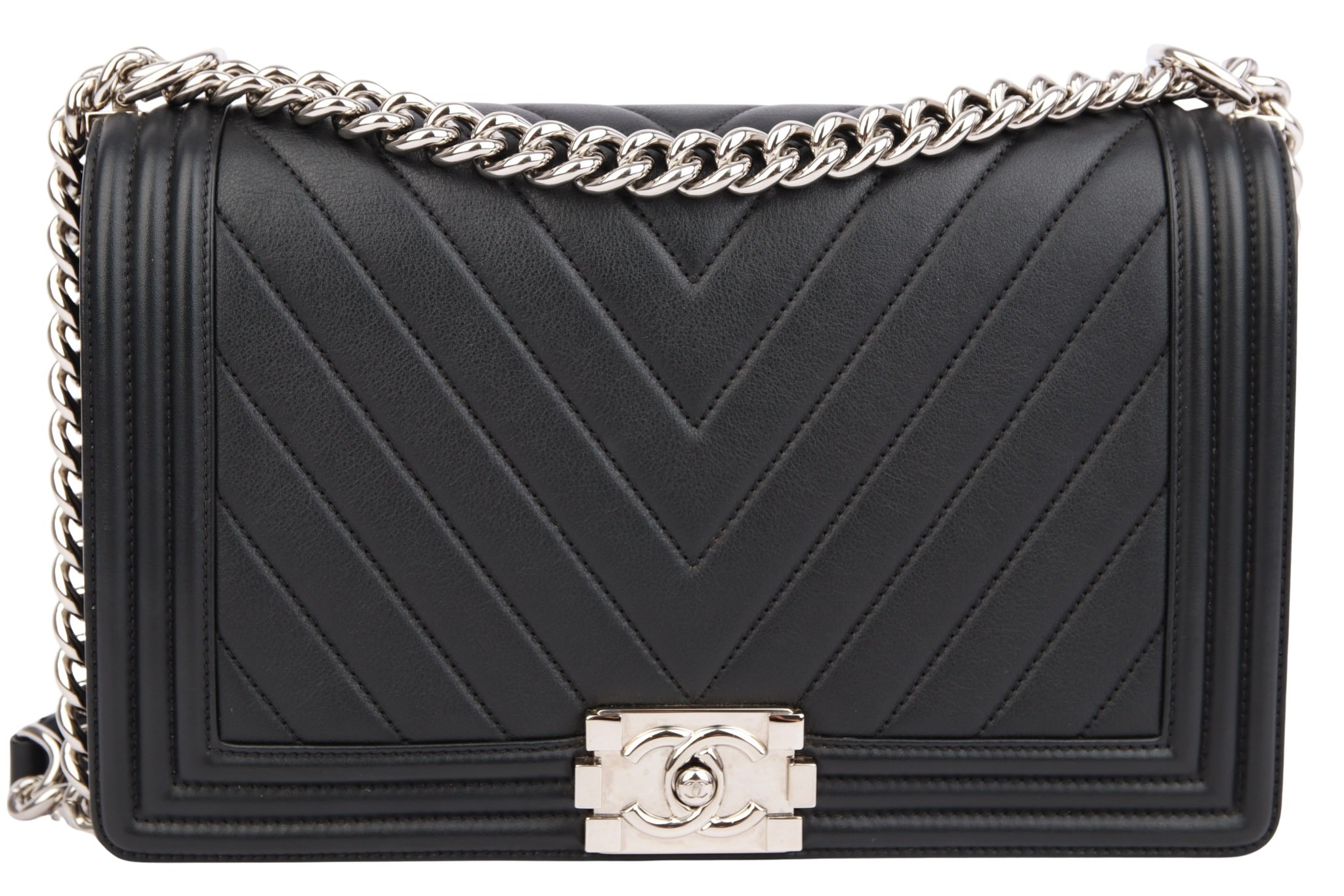 Chanel Boy Bag New Medium Schwarz