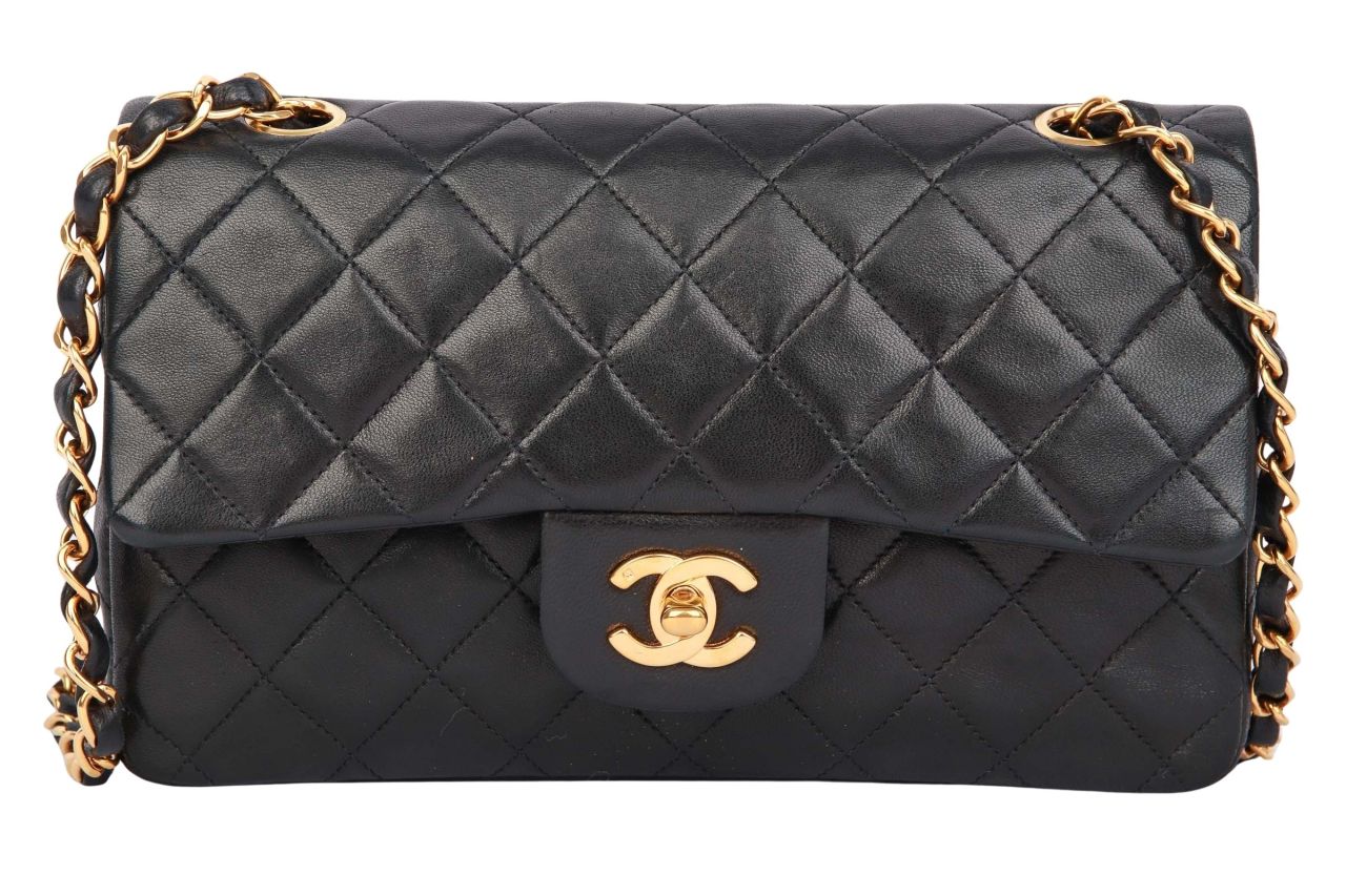 Chanel Timeless Classic Double Flap Small Schwarz