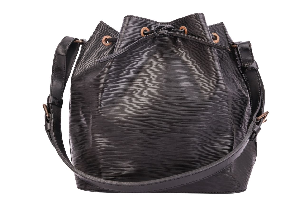 Louis Vuitton Sac Noé Petit Epi Leder Schwarz