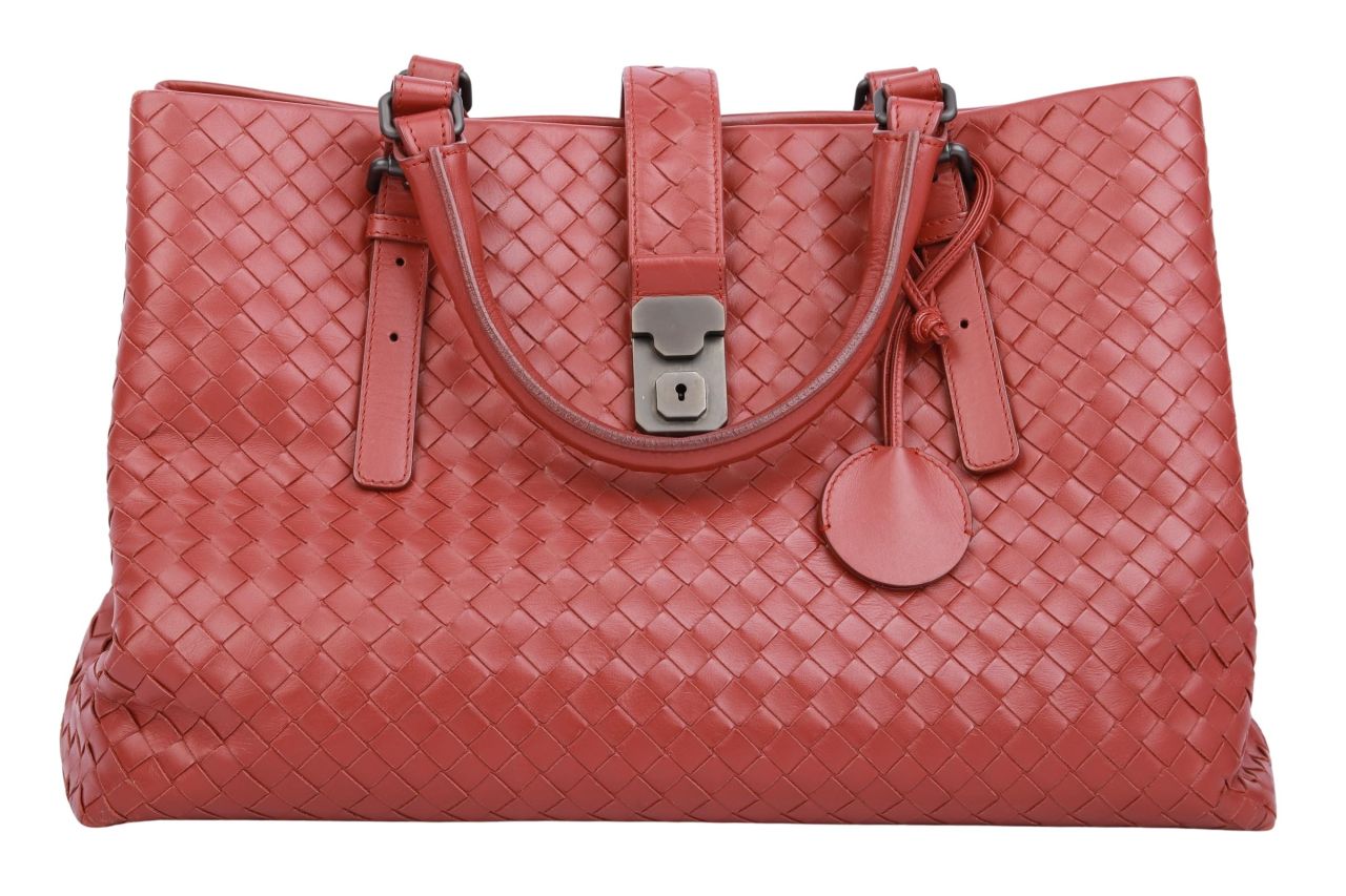 Bottega Veneta Intrecciato Roma Medium Braun