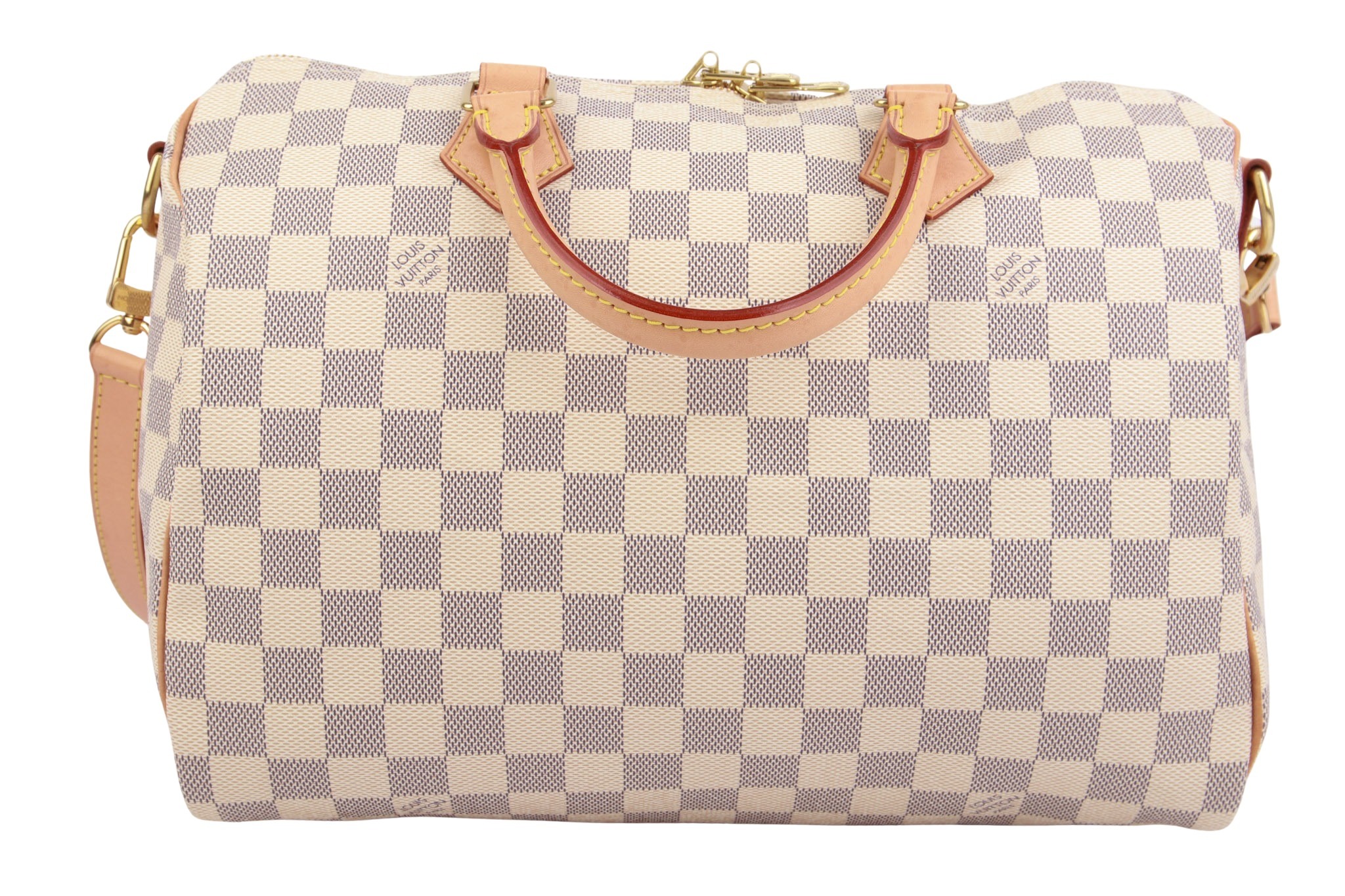 Louis Vuitton Speedy 30 Bandouliere Damier Azur Canvas