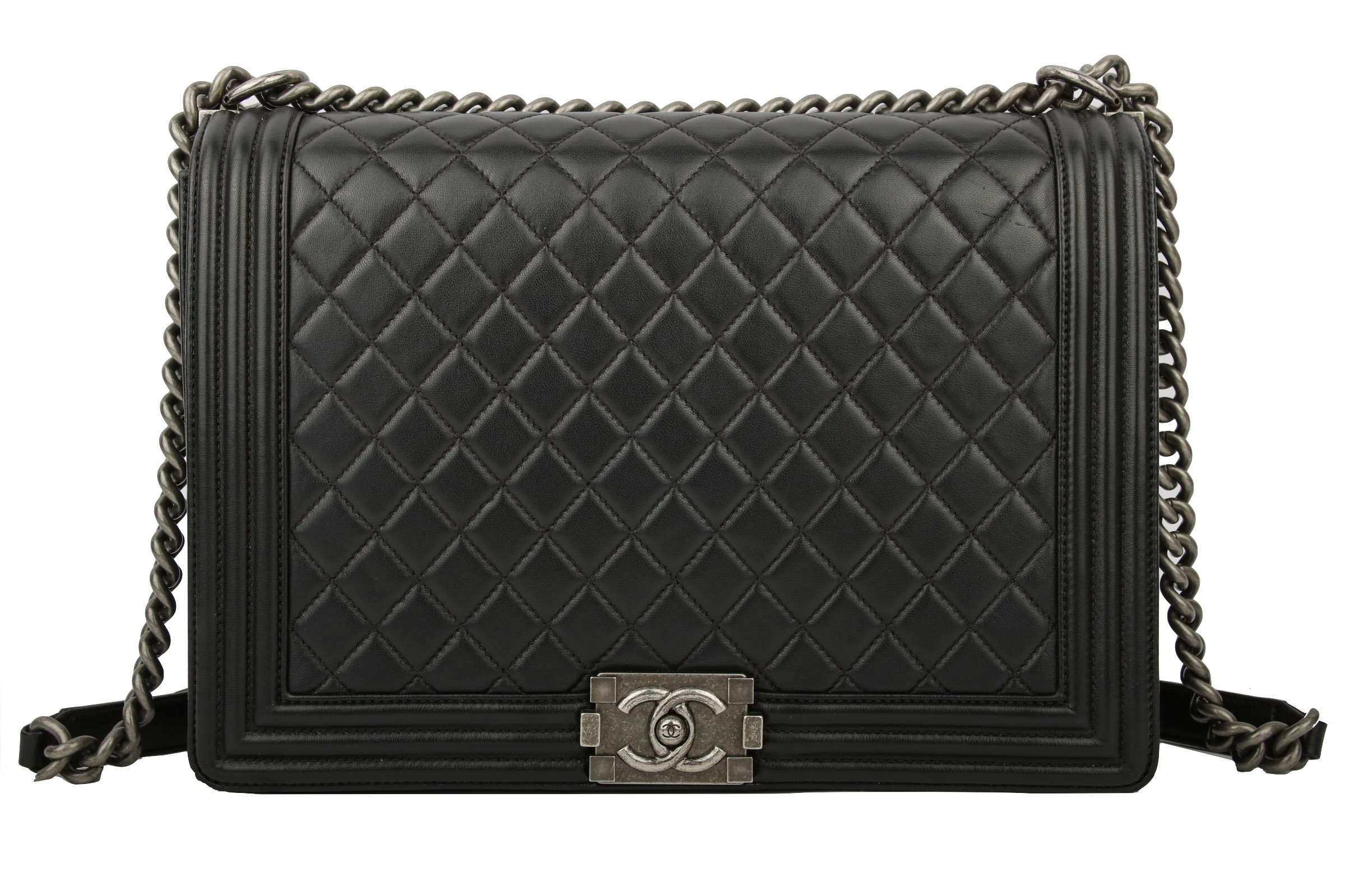 Chanel Boy Maxi Schwarz