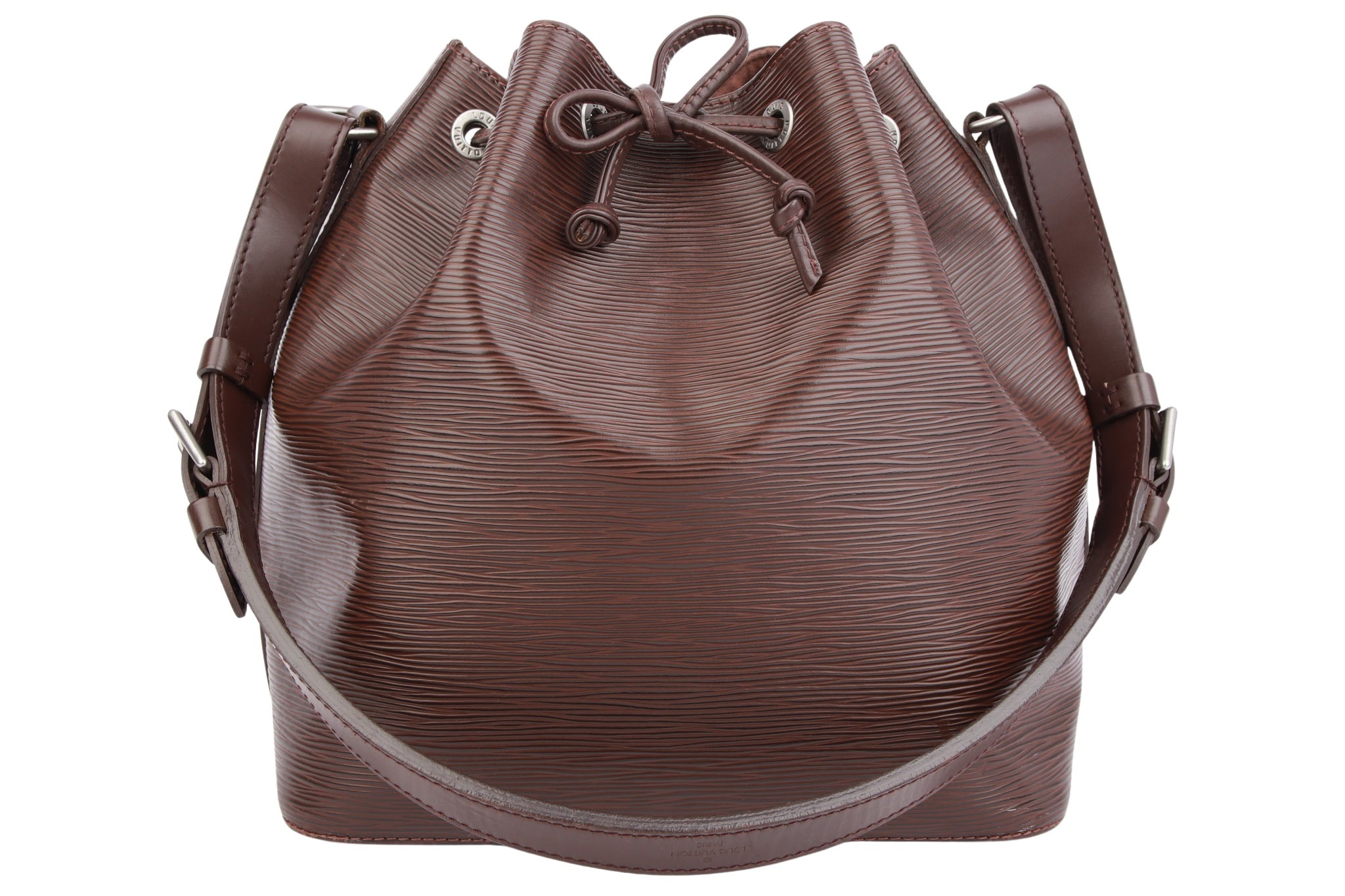Louis Vuitton Sac Noé Petit Epi Leder Braun