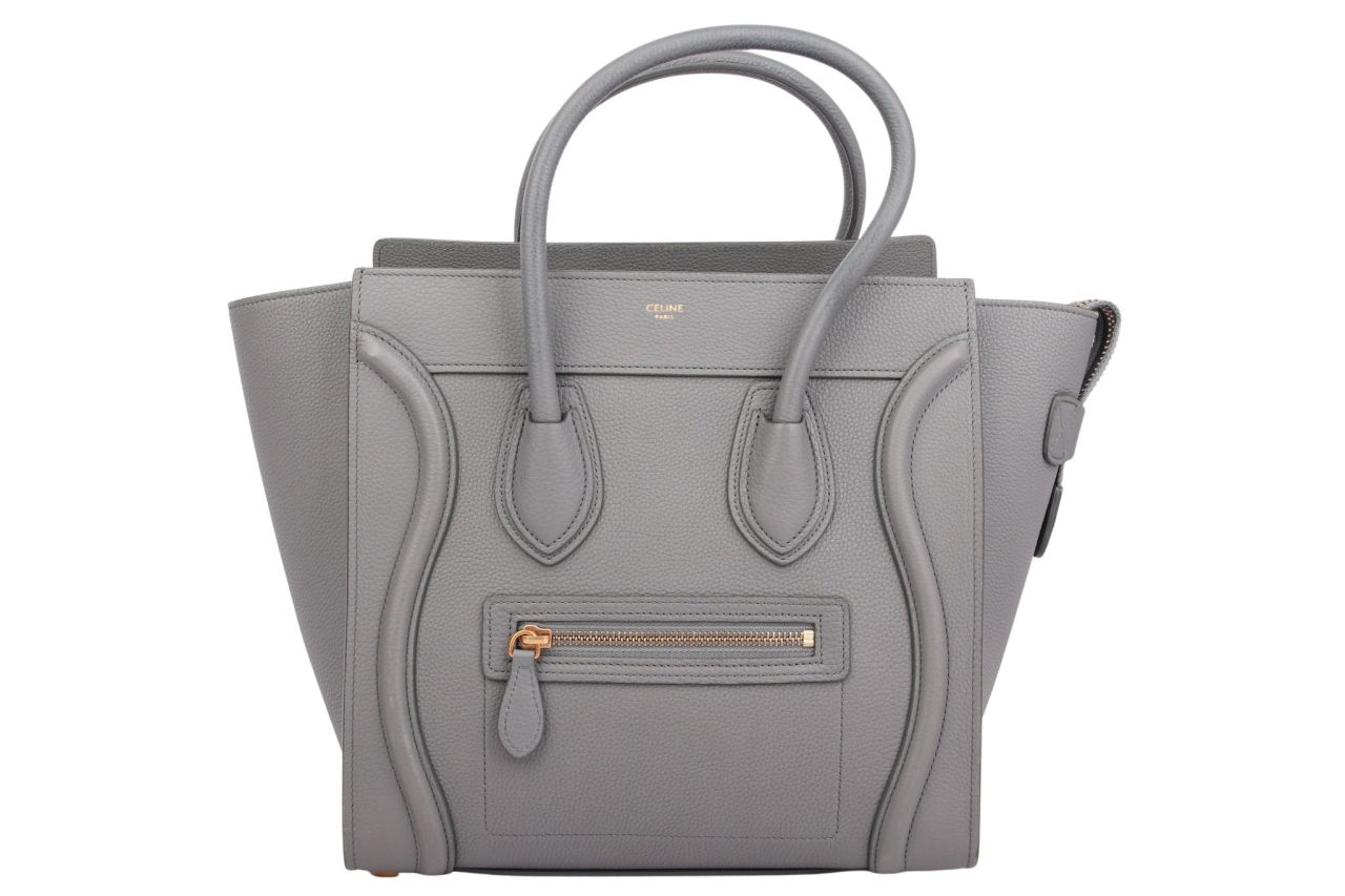Céline Luggage Bag Grau