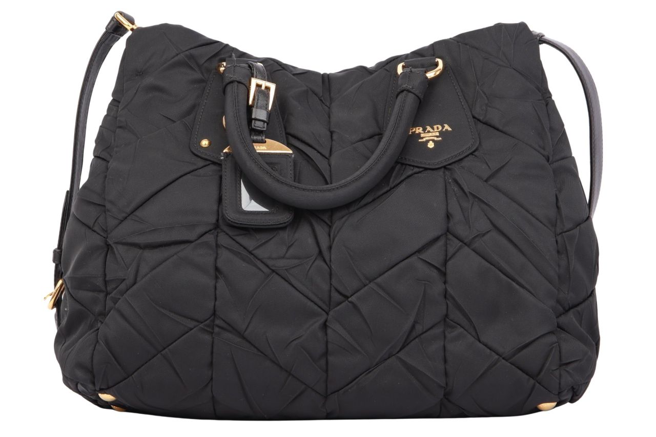 Prada Nylon Handtasche Schwarz