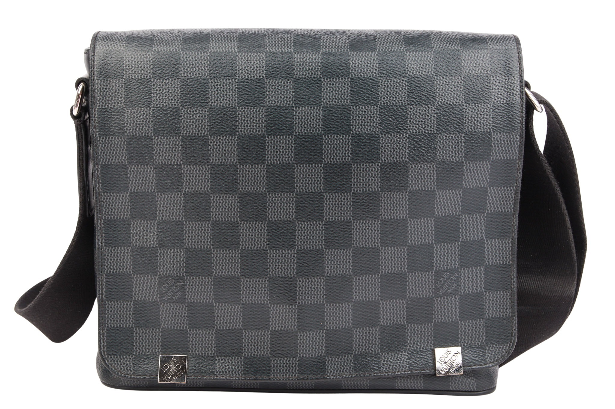 Louis Vuitton District Messenger Bag Damier Graphite