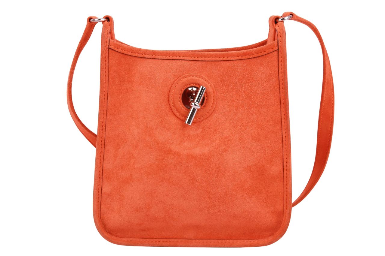 Hermès Vespa Bag PM Wildleder Orange