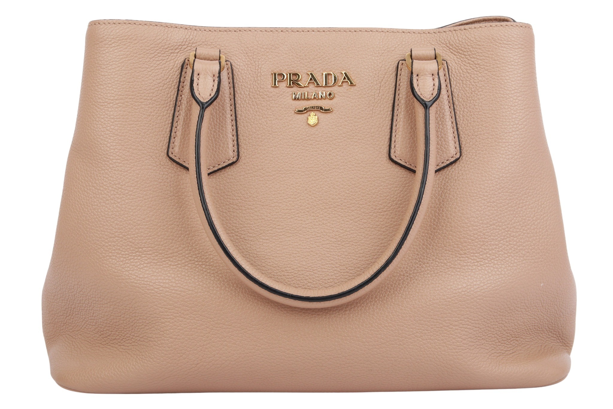 Prada Shopper Leder Beige