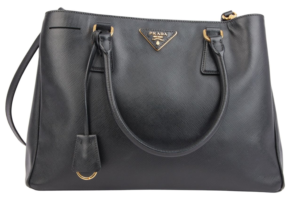 Prada Galleria Medium Saffiano Schwarz