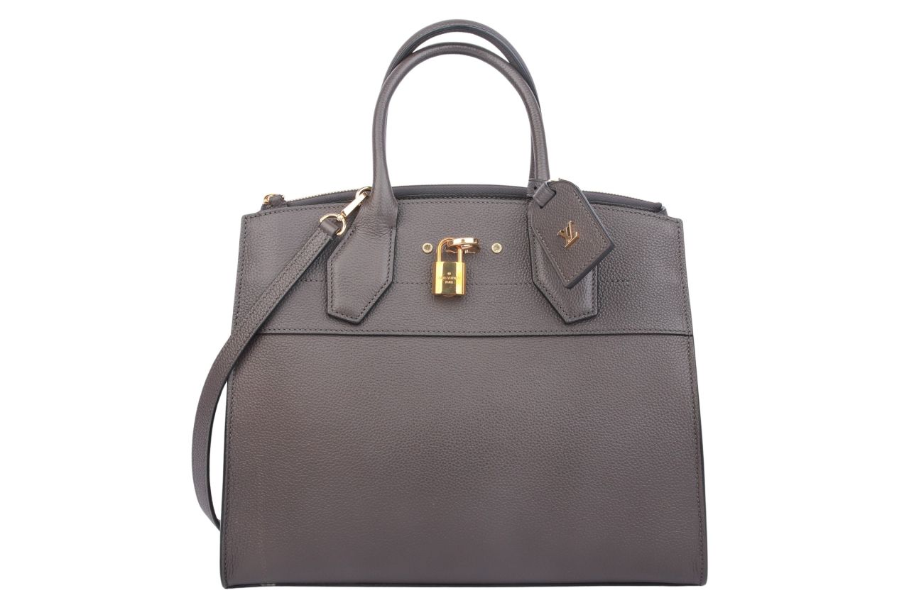 Louis Vuitton City Steamer MM Grau