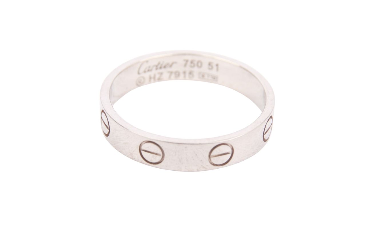 Cartier Love Ring 750er Weißgold Gr. 51