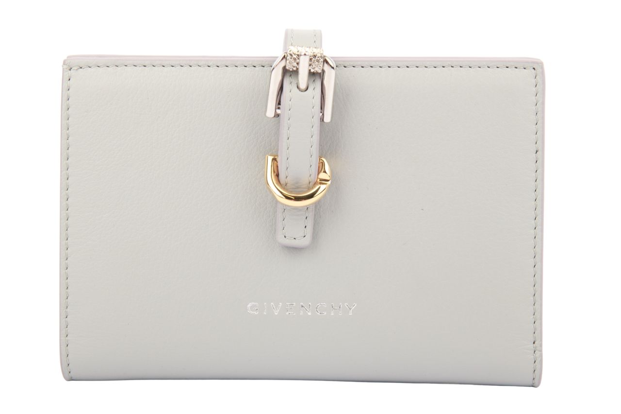 Givenchy Portemonnaie Leder Grau