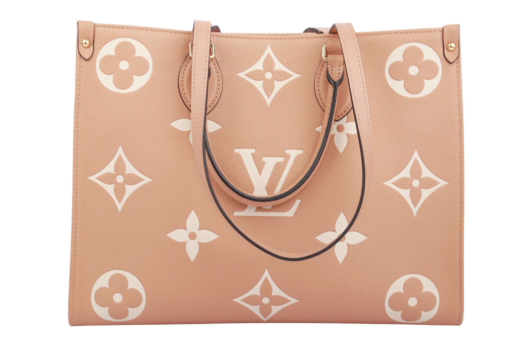 Louis Vuitton Onthego MM Monogram Empreinte Hellbraun