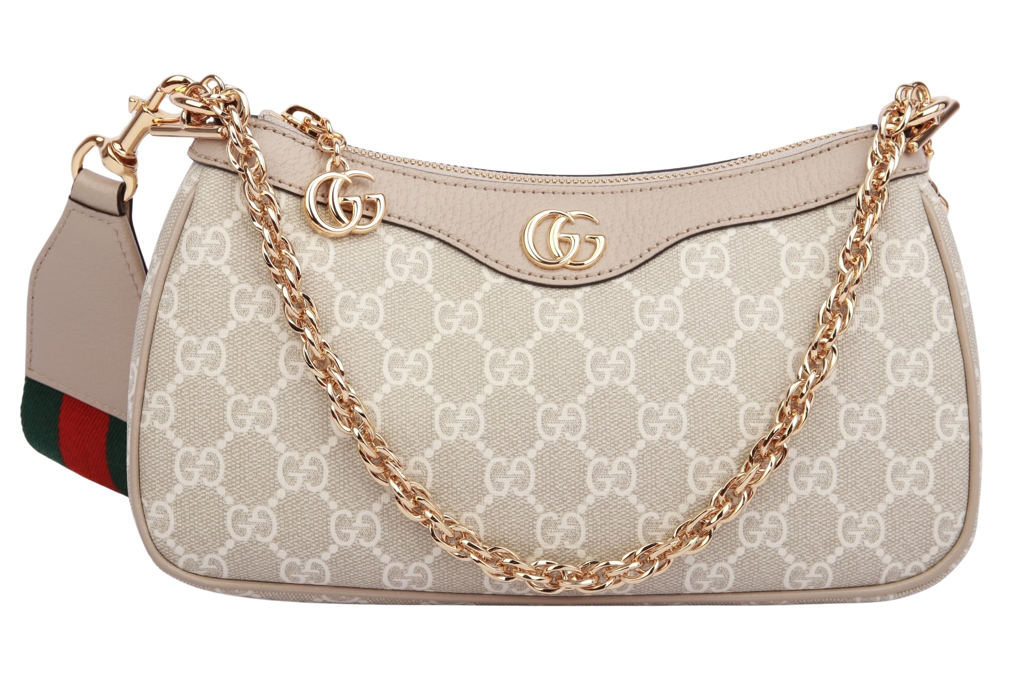 Gucci Ophidia Schultertasche Small Beige