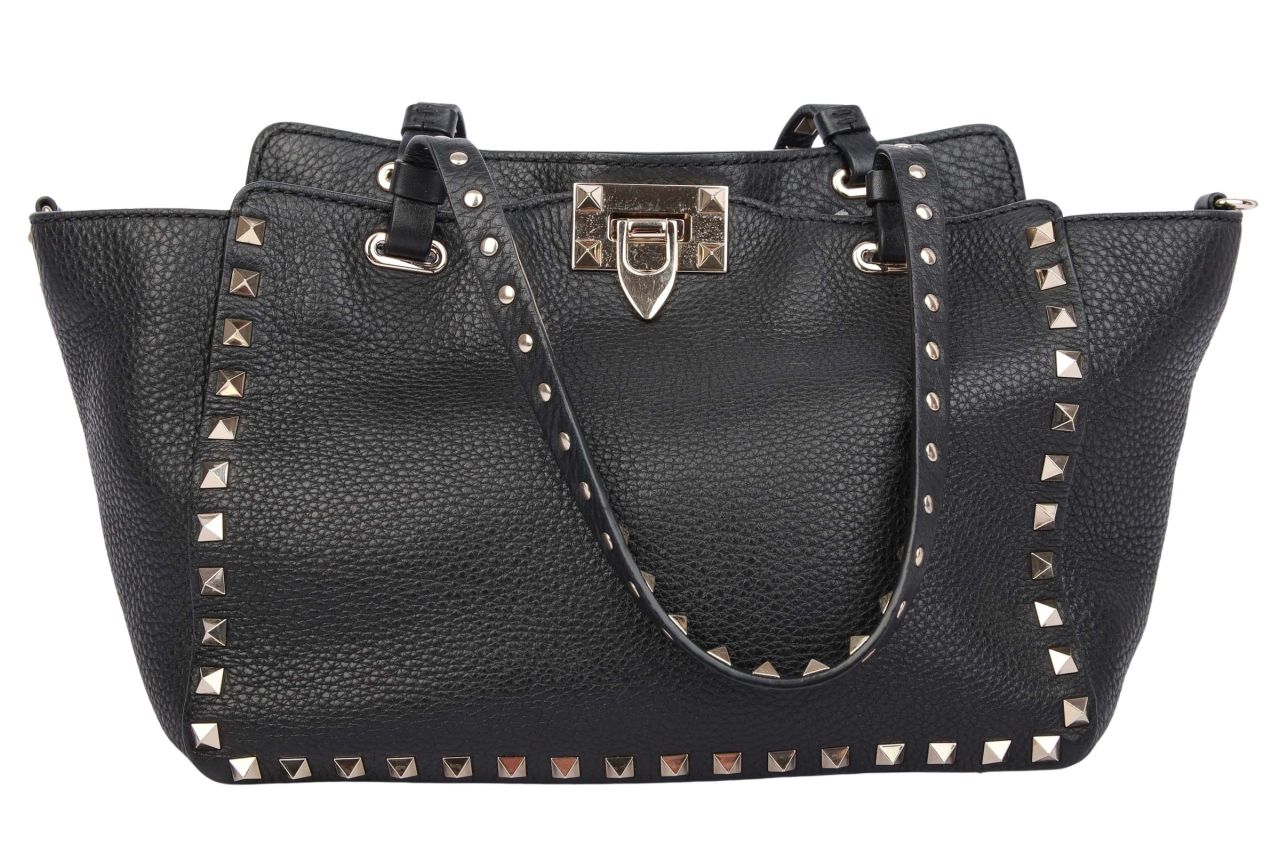Valentino Rockstud Bag Small Schwarz