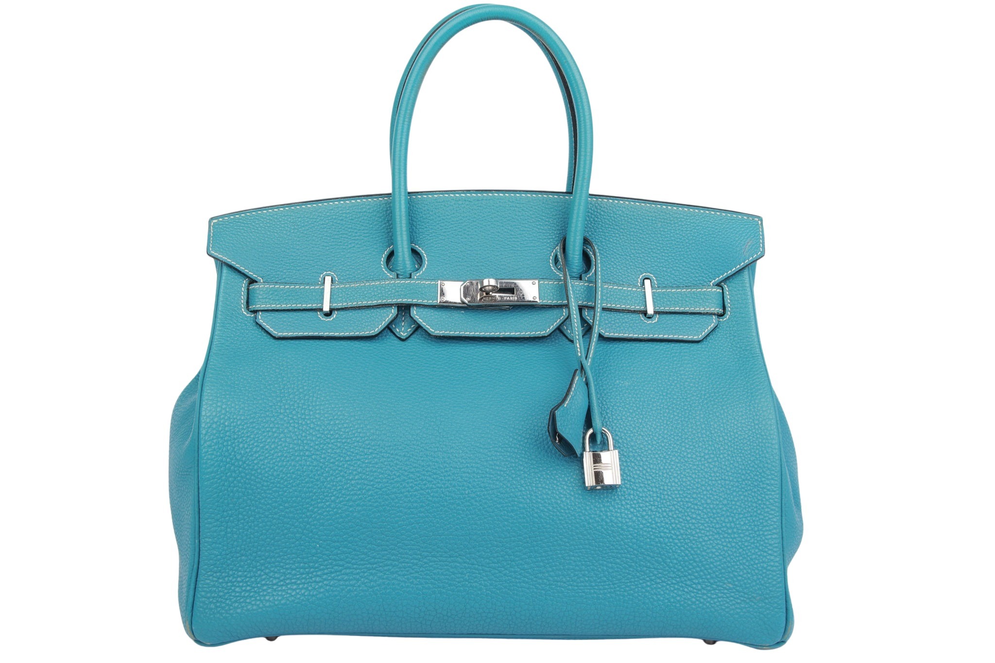 Hermès Birkin 35 Blue Jean Togo Leder