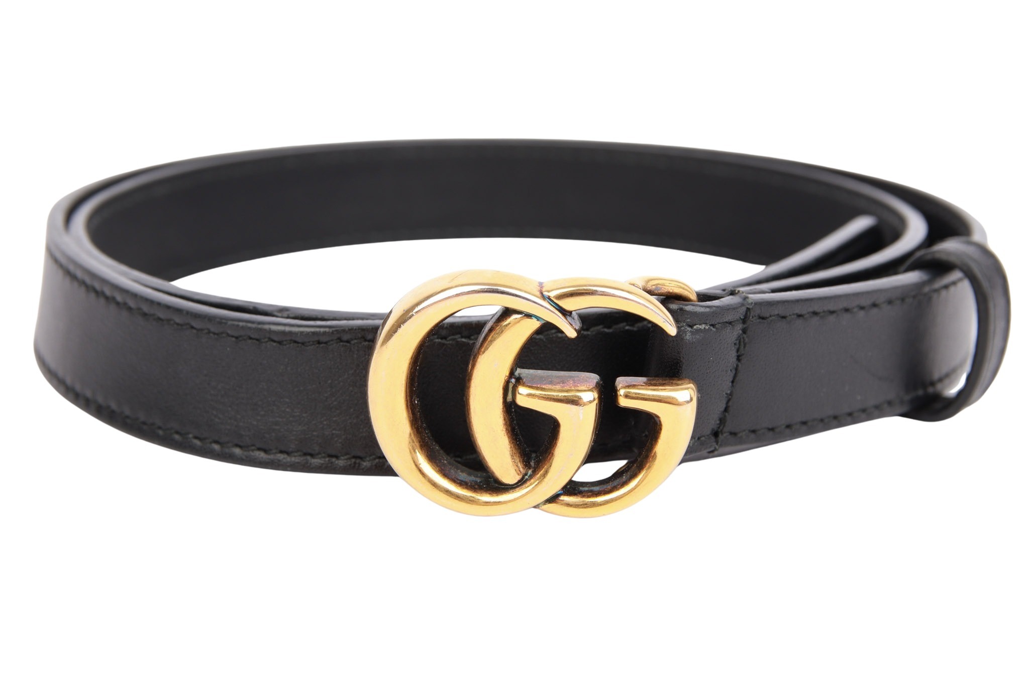 Gucci Gürtel GG Schwarz Gr. 80