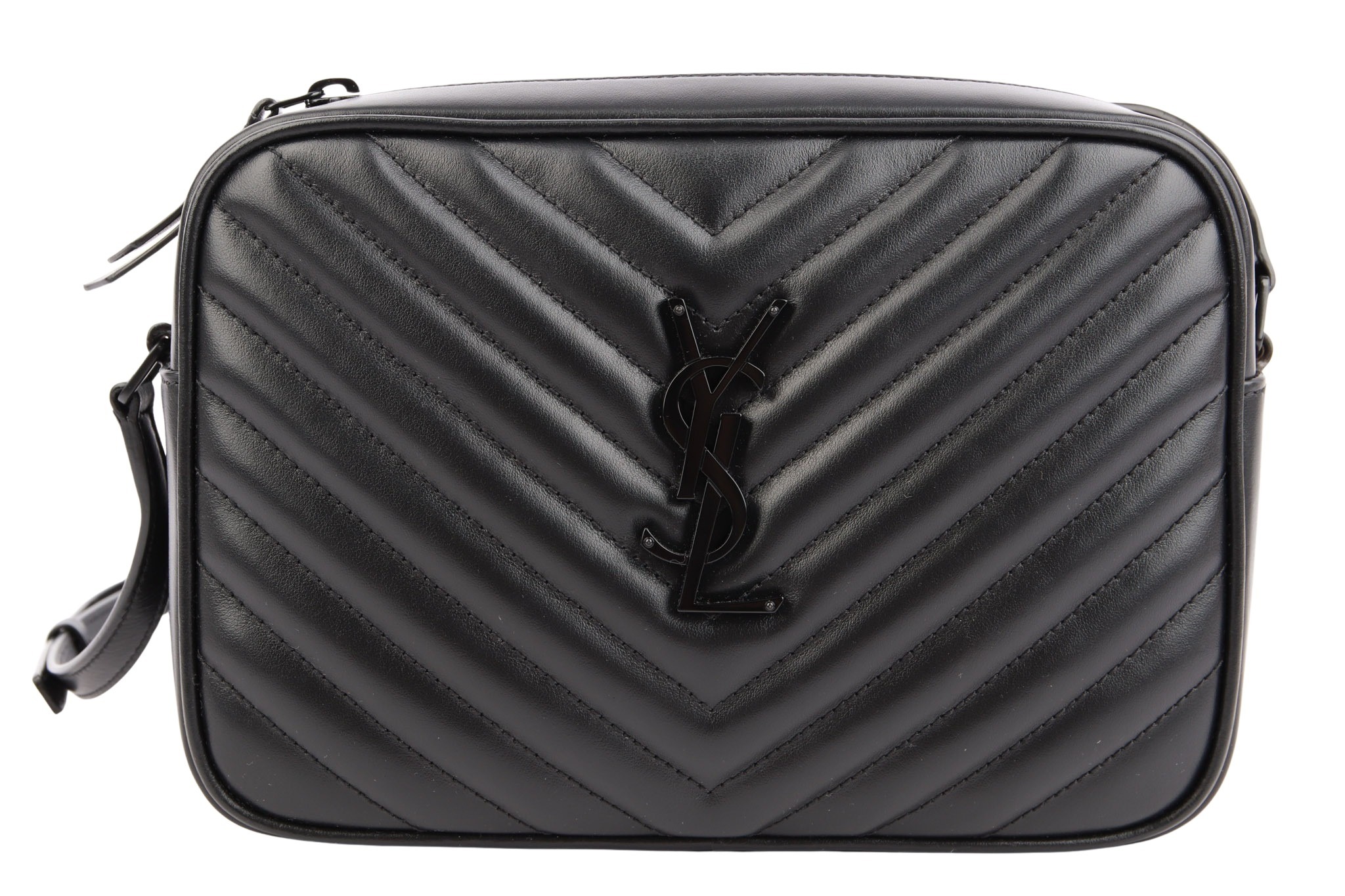 Saint Laurent Lou Camera Bag Leder Schwarz