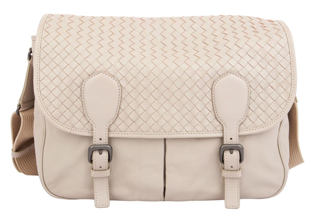 Bottega Veneta Gardena Umhängetasche Grau