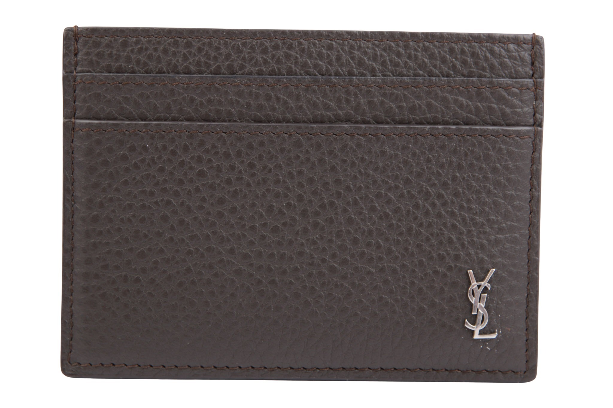 Saint Laurent Kartenetui Anthrazit