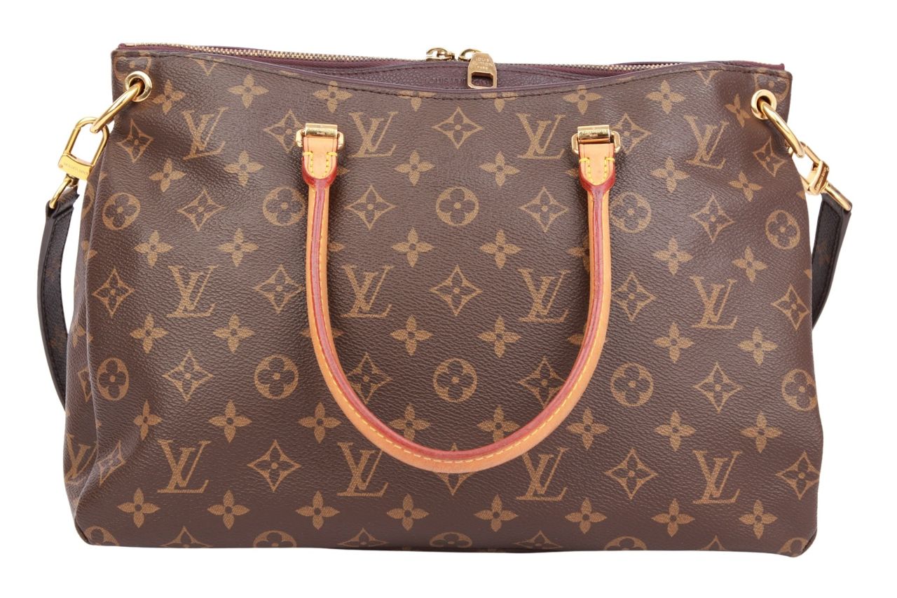 Louis Vuitton Pallas MM Monogram Canvas / Braun