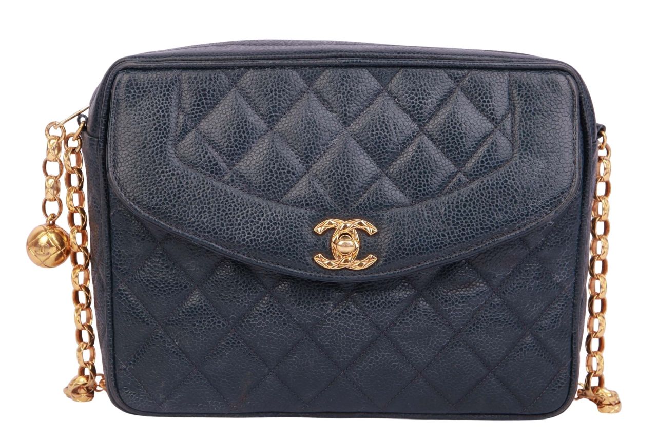 Chanel Diana Camera Bag Midnight Blue
