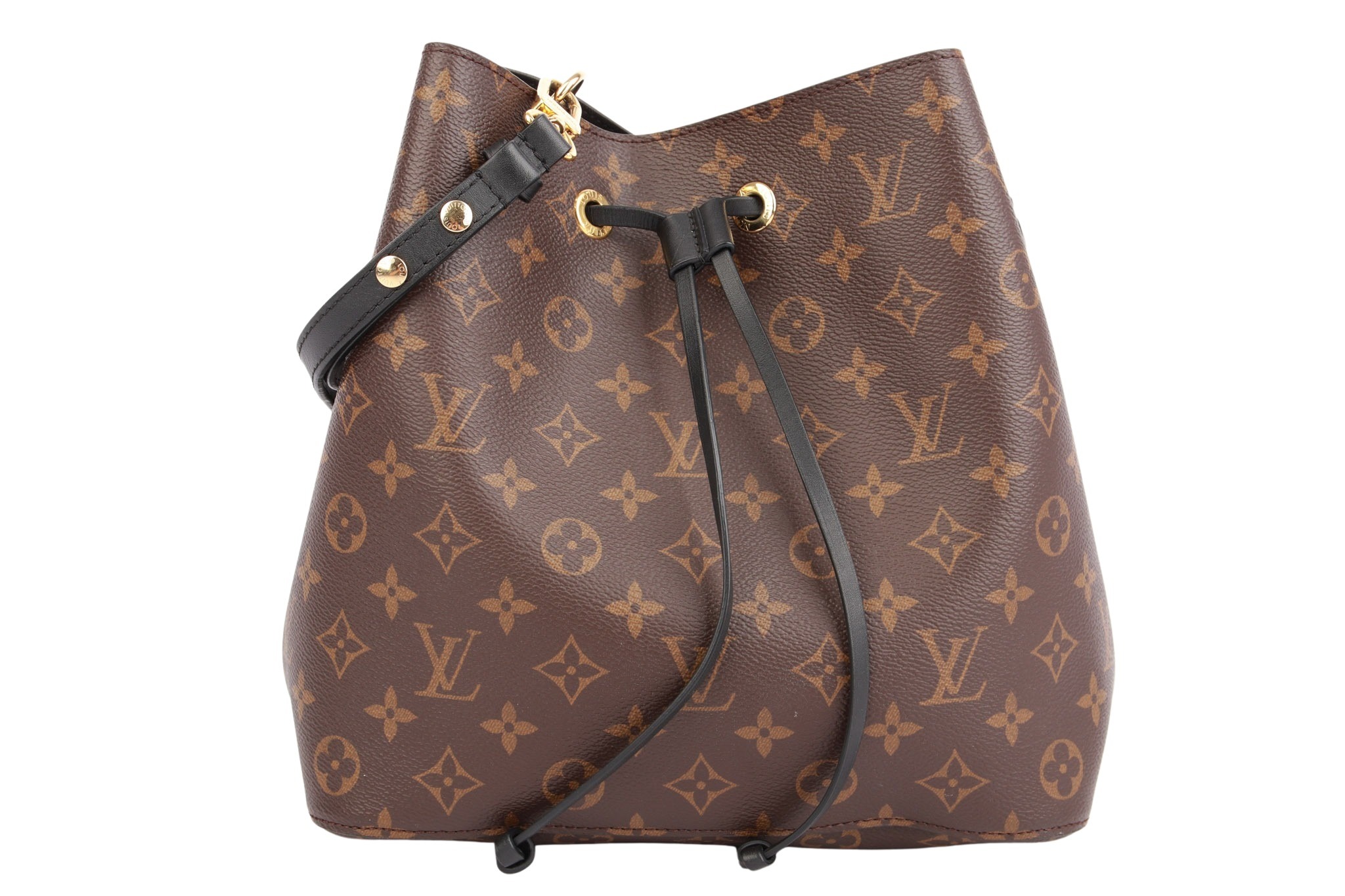 Louis Vuitton Noé MM Monogram Canvas Braun / Schwarz