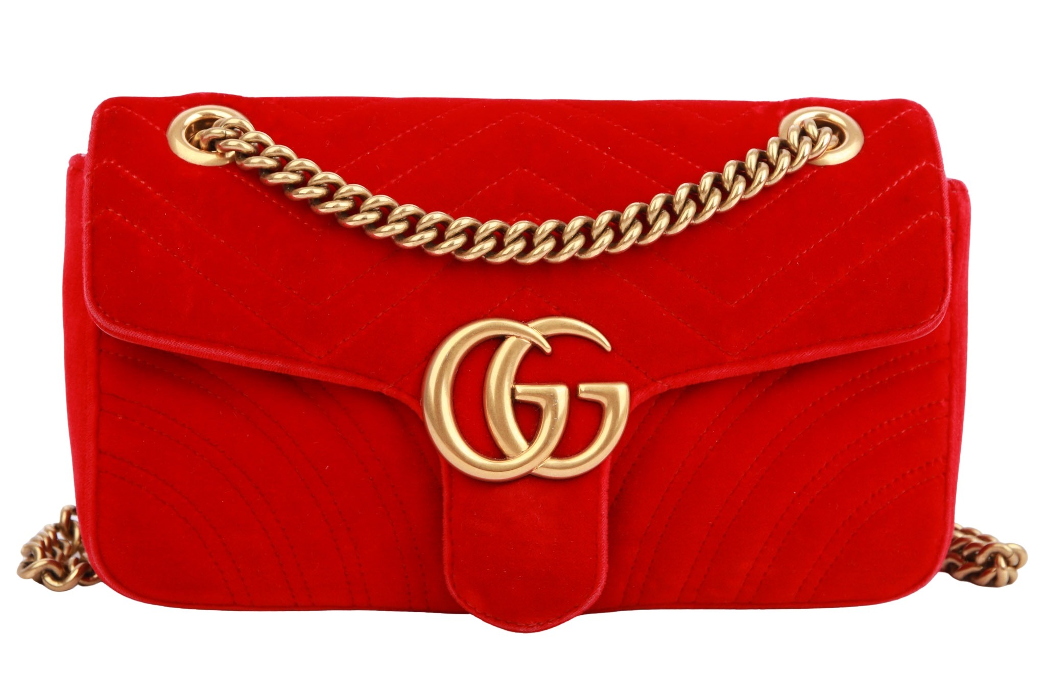 Gucci GG Marmont Rot Samt