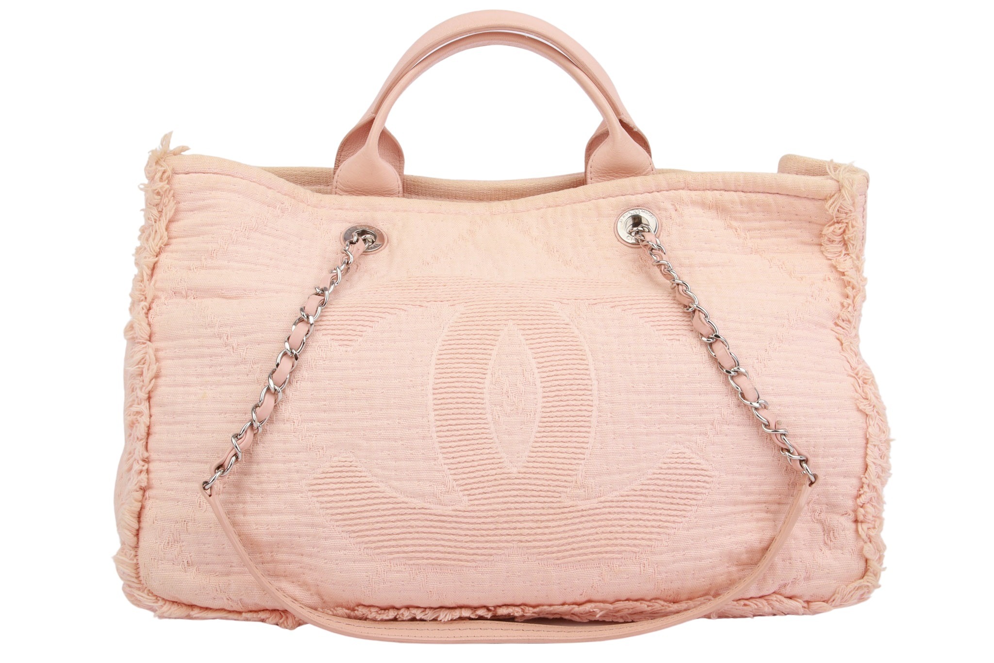 Chanel Deauville Shopper Rosa Medium