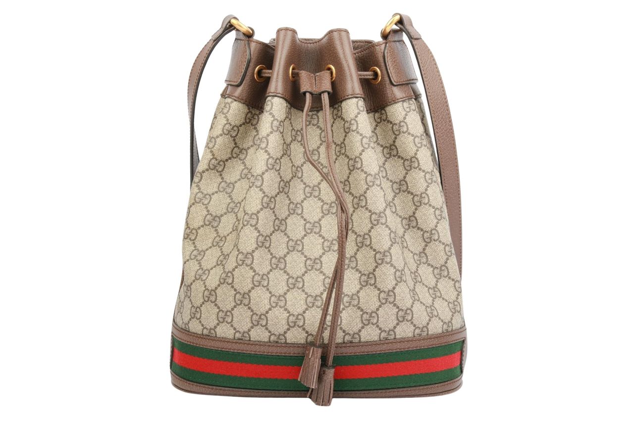 Gucci Ophidia Bucket Bag Braun