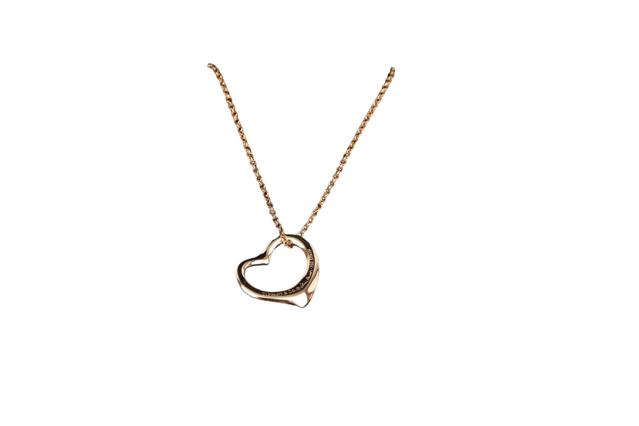 Tiffany & Co. Open Heart Kette 18 Karat Gold