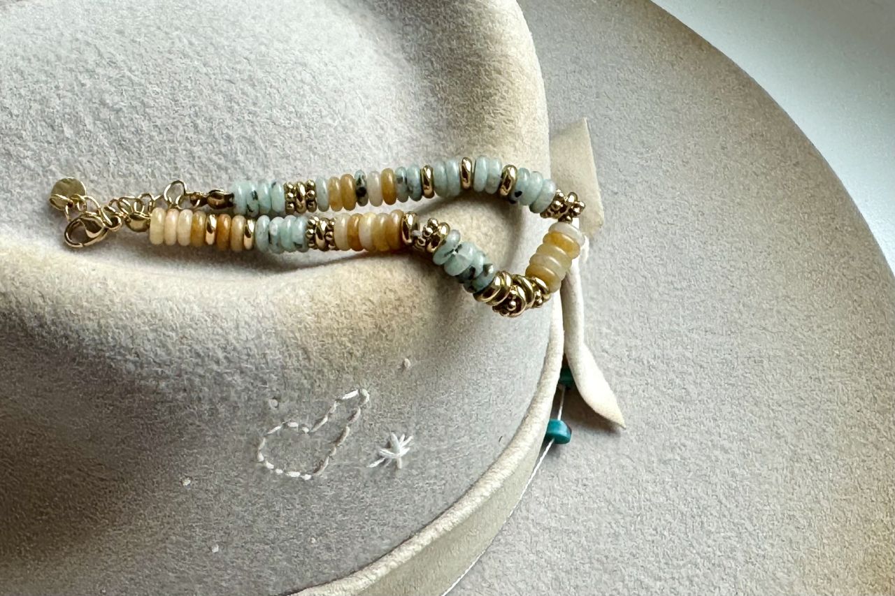 Luxuriös & Erdig Armband Sahara Hochwertige Natursteine