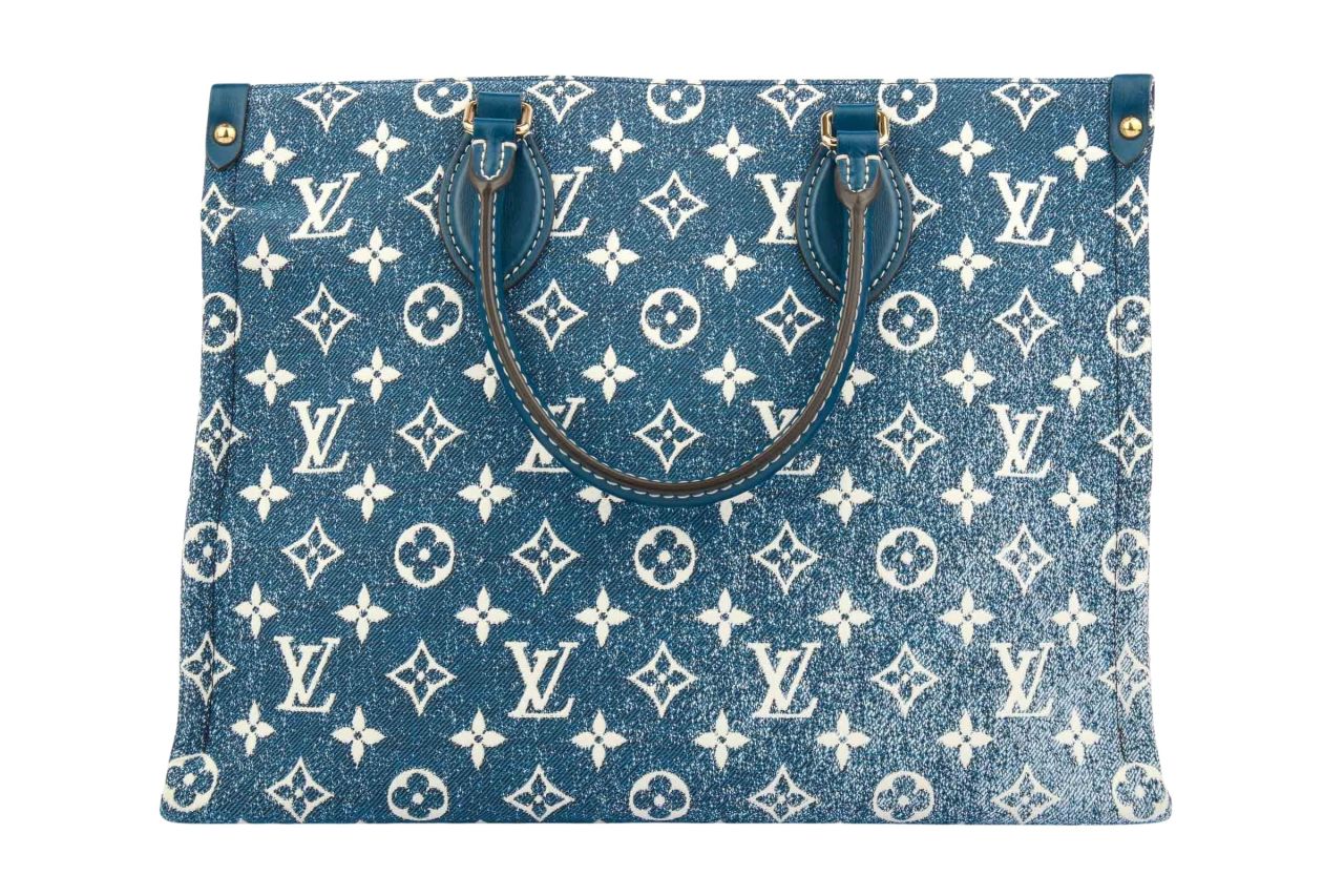 Louis Vuitton Onthego PM Blue Denim Monogram