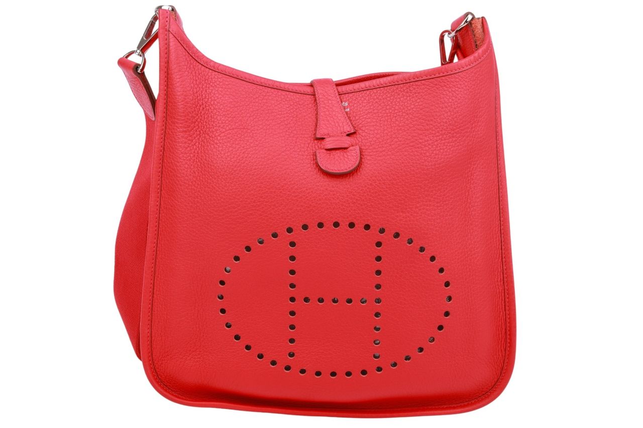Hermès Evelyne PM 29 Taurillon Clemence Rouge