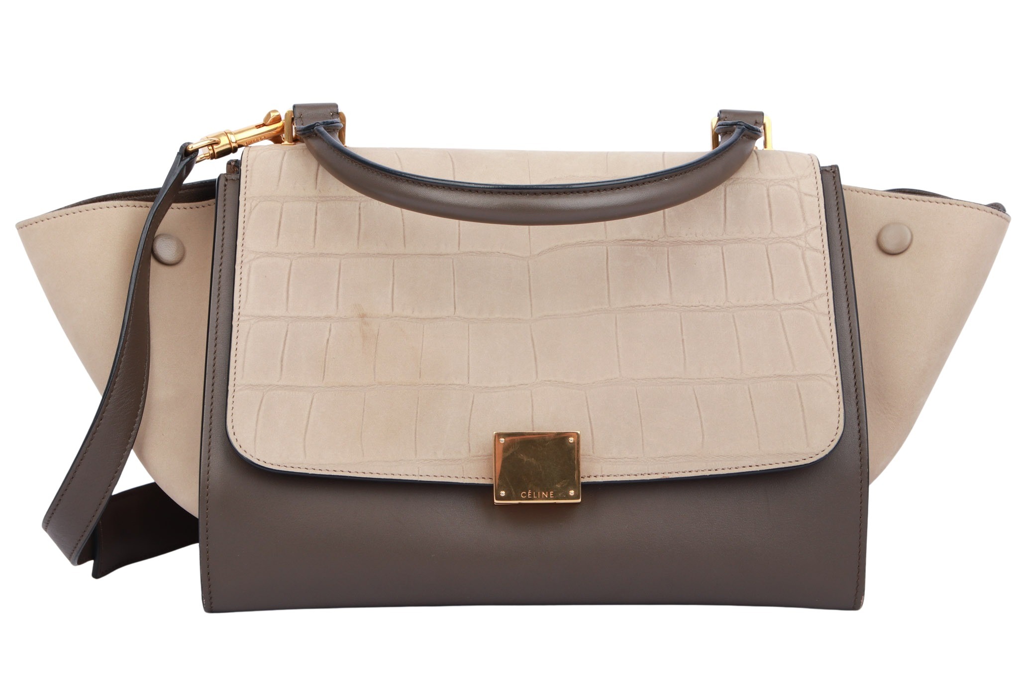 Céline Trapeze Bag Taupe