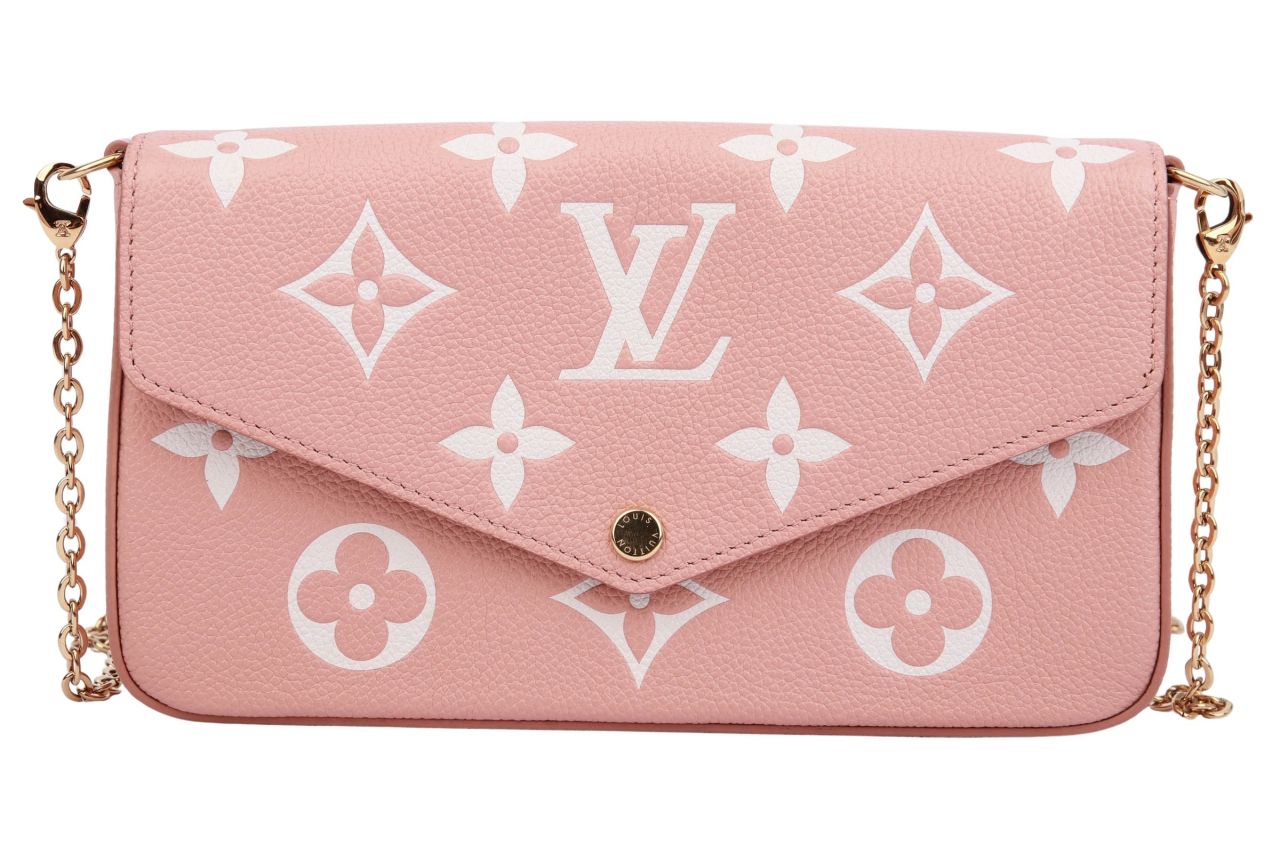 Louis Vuitton Félicie Pochette Monogram Empreinte Rosé