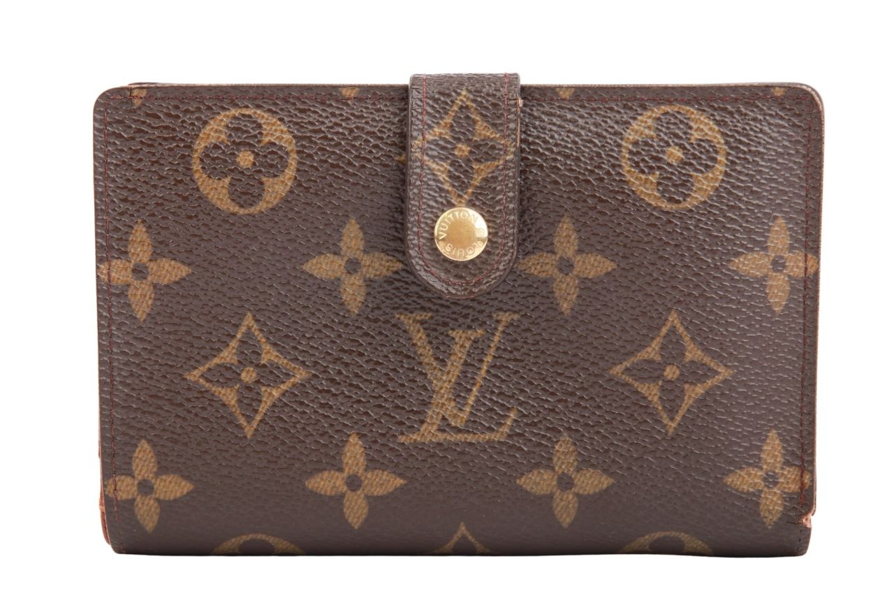 Louis Vuitton French Kisslock Portemonnaie Monogram Canvas